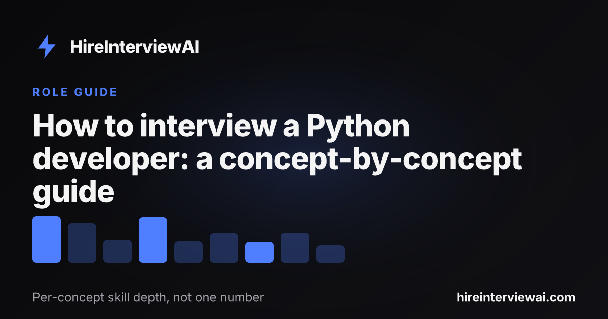 An interviewer testing a Python developer with object-model, data-model, generator, and GIL probes